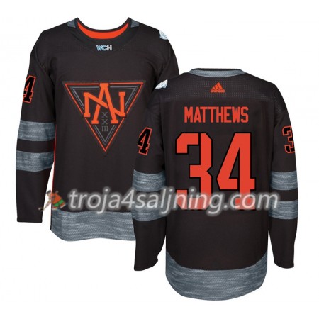 Lag Nordamerika tröja Auston Matthews 34 World Cup i ishockey 2016 Svart Premier - NHL Tröjor Herr Lag Nordamerika tröja Auston Matthews 34 World Cup i ishockey 2016 Svart Premier - NHL Tröjor Herr